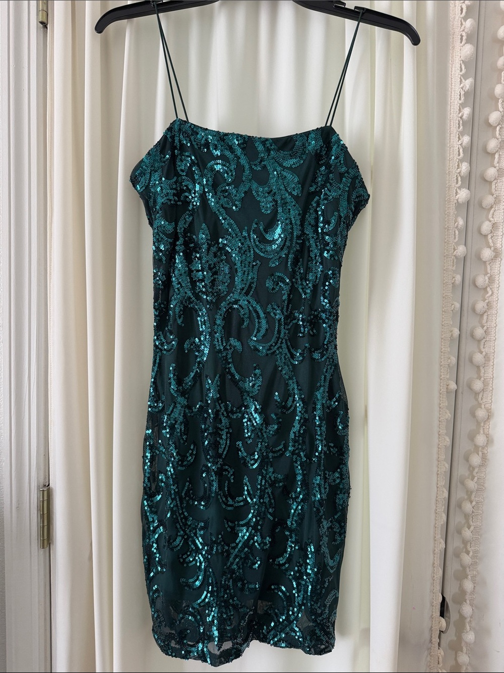 Windsor green sparkly dress